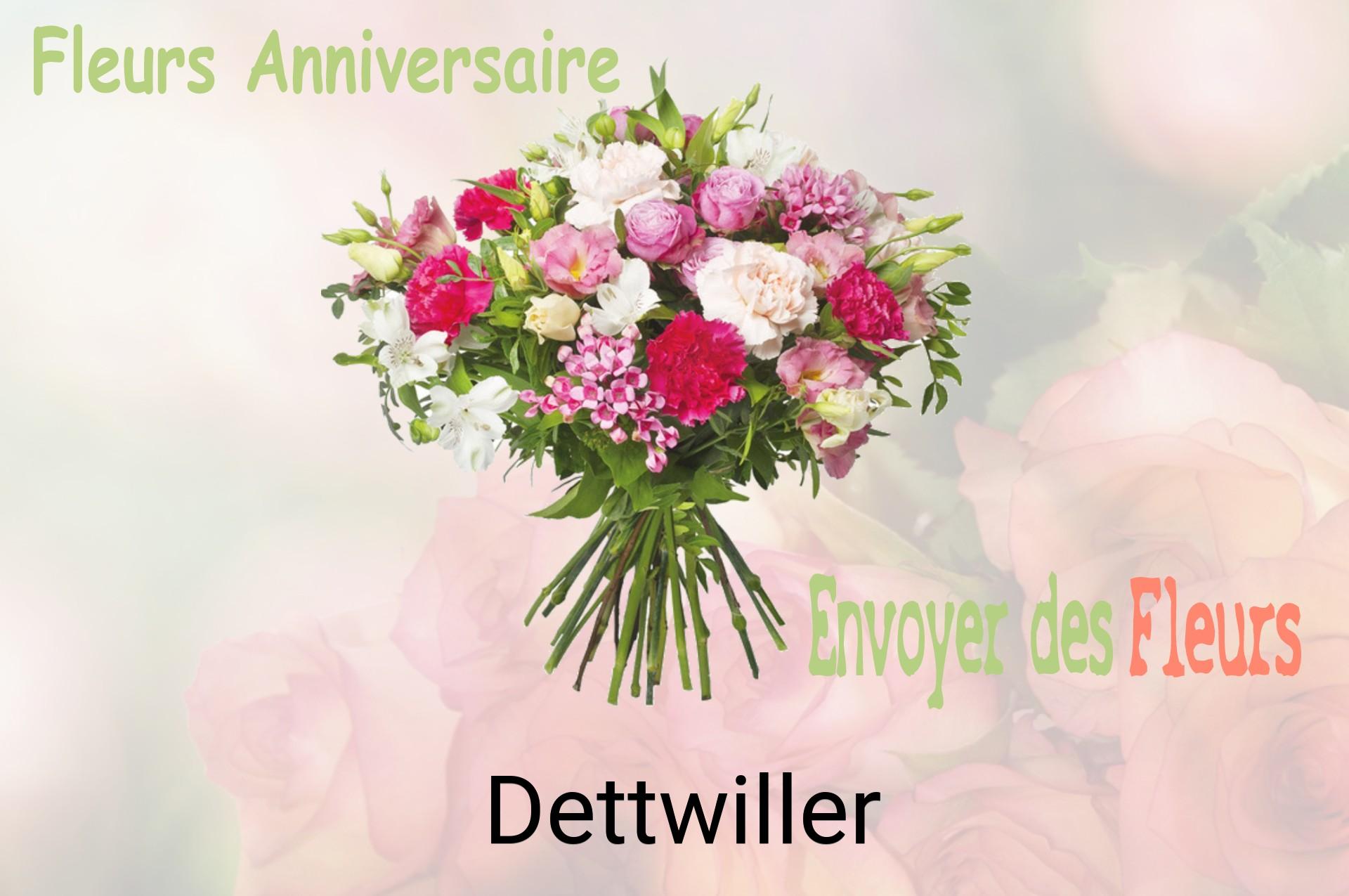 Bouquet de fleurs d’anniversaire livré à Dettwiller